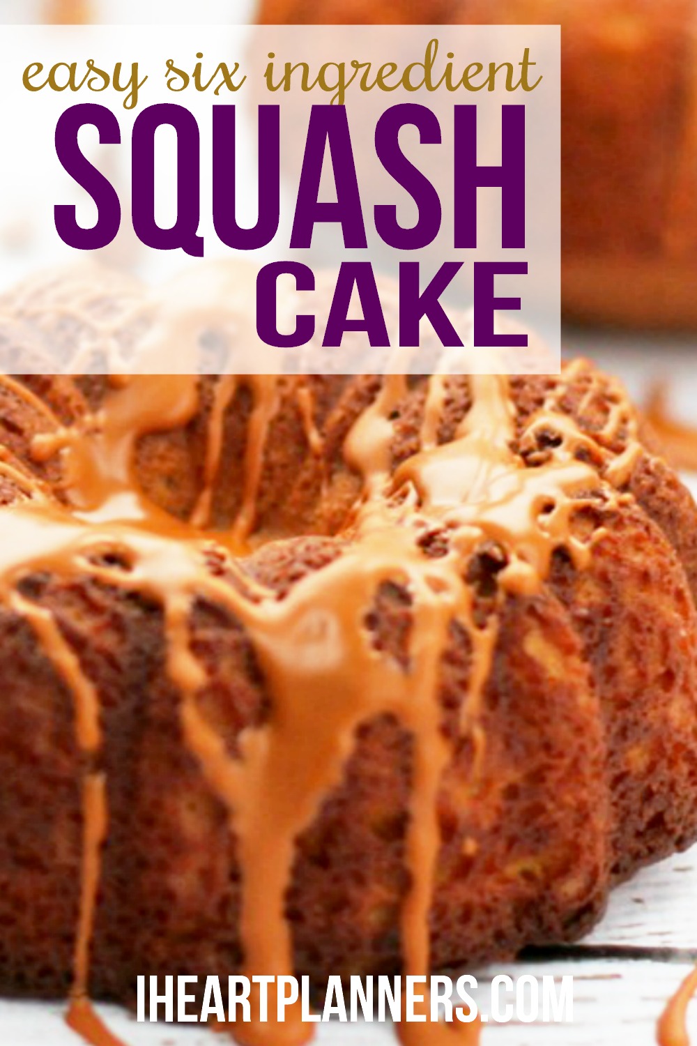 This six ingredient squash cake is super moist and yummy. If you have picky eaters, this recipe is the perfect way to serve dessert with vegetables.