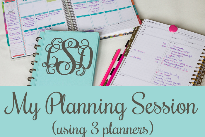 How I Plan My Weeks Using 3 Planners
