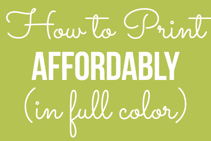 How to print in full color on a budget. I explain how I'm able to print in color using brand new manufacturer ink cartidges for just 3 cents a page (in full color)!