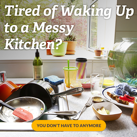 Learn the simple secret to keeping your kitchen tidy and making your homemaking stress free.