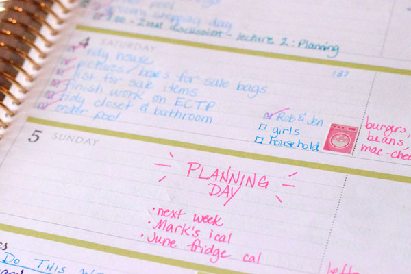 Three strategies for walking your plans from the big picture to reality using the Erin Condren planner.
