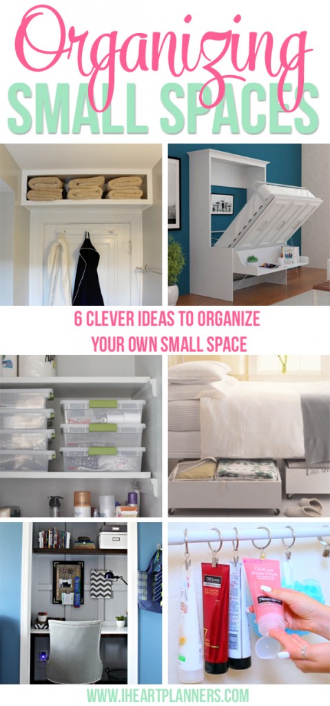 6 clever ideas to organize your own small space.