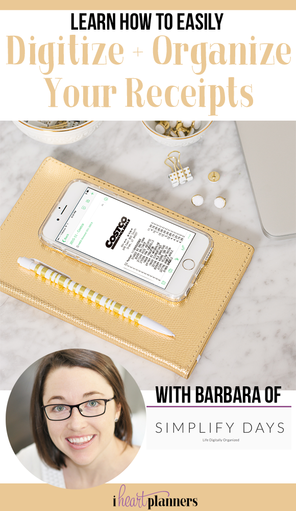 Living the paperless lifestyle for years brings freedom, flexibility, organization and simplicity. One big way we do this is to digitize and organize our receipts. Follow Barbara's step-by-step tutorial on how to do this for yourself.