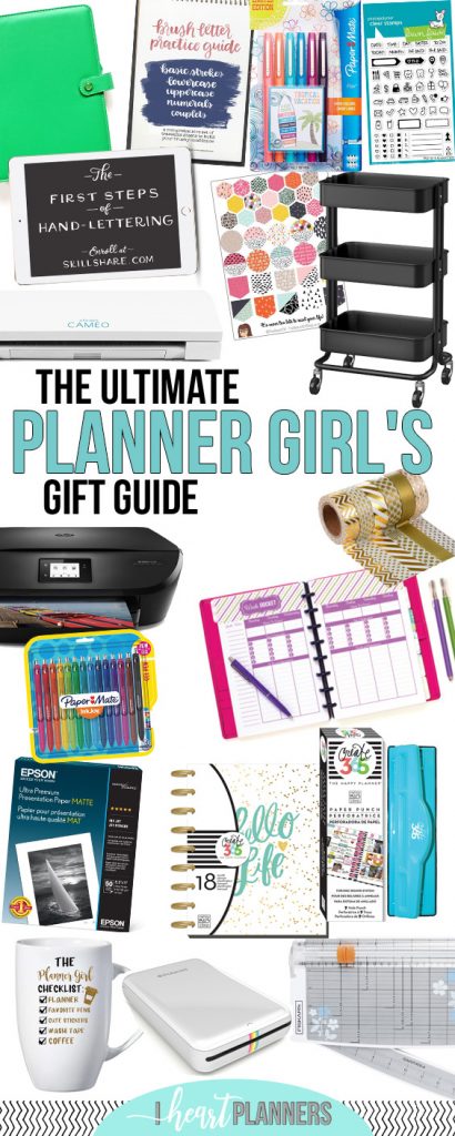 If you have a planner girl in your life and you're not sure what to get them, I'm here to help! (And if you are a planner junkie yourself, here's some ideas of things to add to your wish list.) I've put together the Ultimate Planner Girl gift guide. - www.getorganizedhq.com