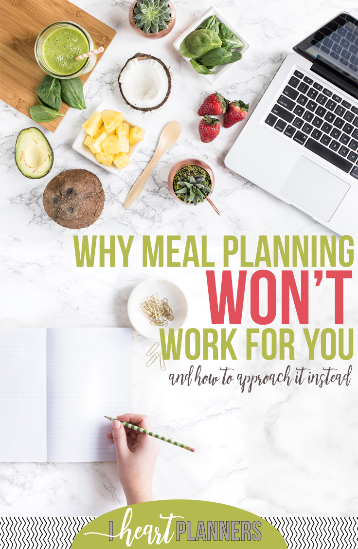 If you’re like me and haven’t managed to meal plan consistently long term (or at all), don’t give up! Instead, look at what derailed you in the past, and avoid those mistakes in the future. - getorganizedhq.com