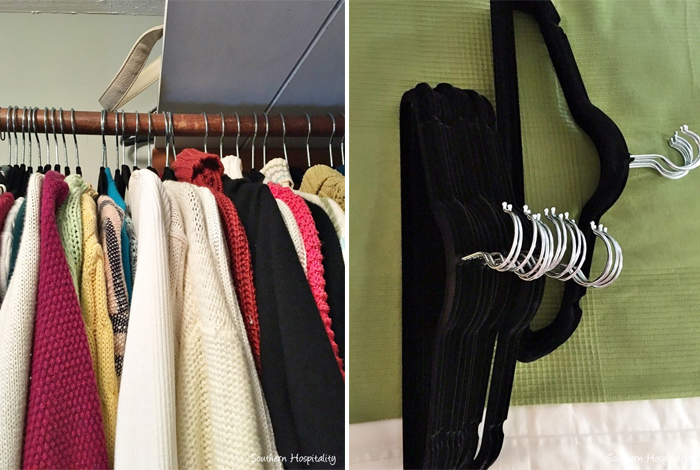 I recently completely reorganized our master closet (details coming soon), so I definitely have closets on my mind. I also feel like spring is a great time to tackle projects like that. I wanted to share some of my favorite closet organizing inspiration from around the web if you're looking to refresh your own closet. Here's 6 ways that inspired me. - getorganizedhq.com