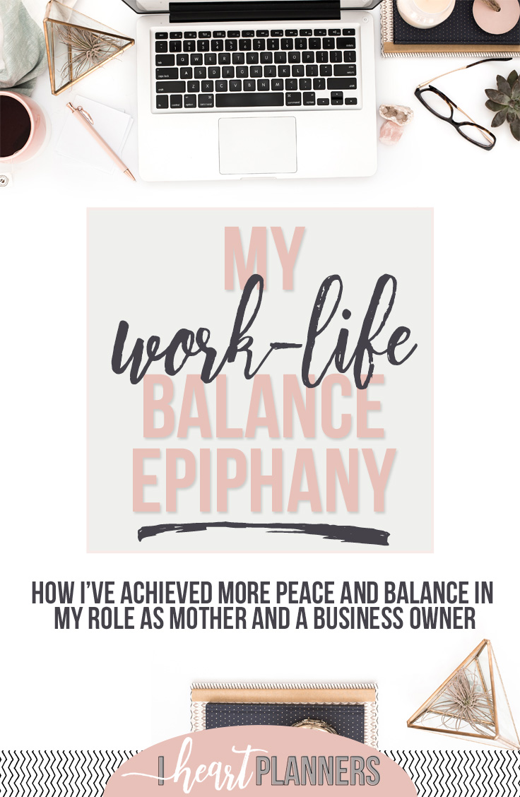 Work-Life Balance: The great news is that there are some very specific things I’ve done that have helped tremendously in achieving more peace and balance in my role as mother and a business owner. These things are repeatable and totally doable by anyone at any stage of business! Get all the details here! - getorganizedhq.com