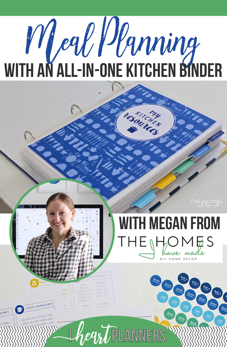 Megan from The Homes I Have Made (one of my favorite blogs on the internet) has agreed to share her meal planning advice with you, and how she uses her kitchen binder. - getorganizedhq.com