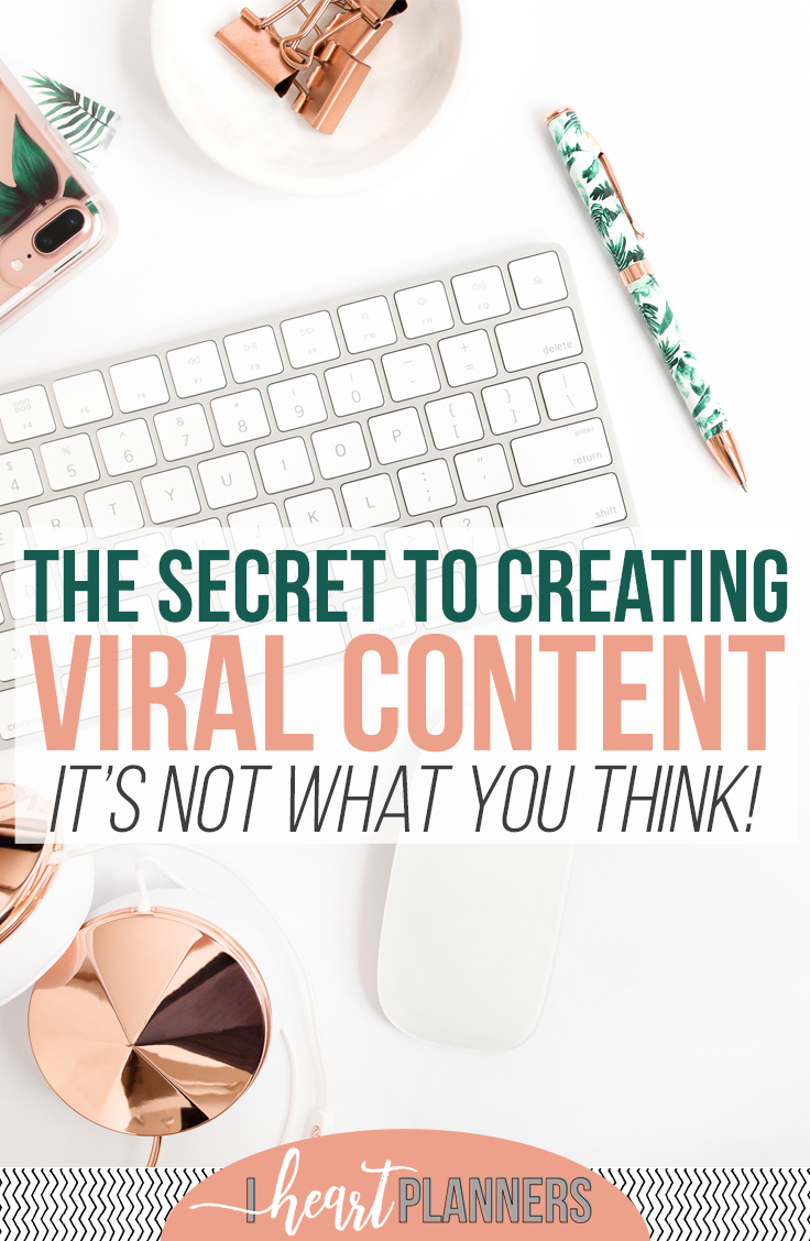 The real question, though, is how on earth do you create that type of content? How do you know what will go viral and what won’t? What’s the viral content secret???? I'm sharing my biggest takeaways today. - getorganizedhq.com