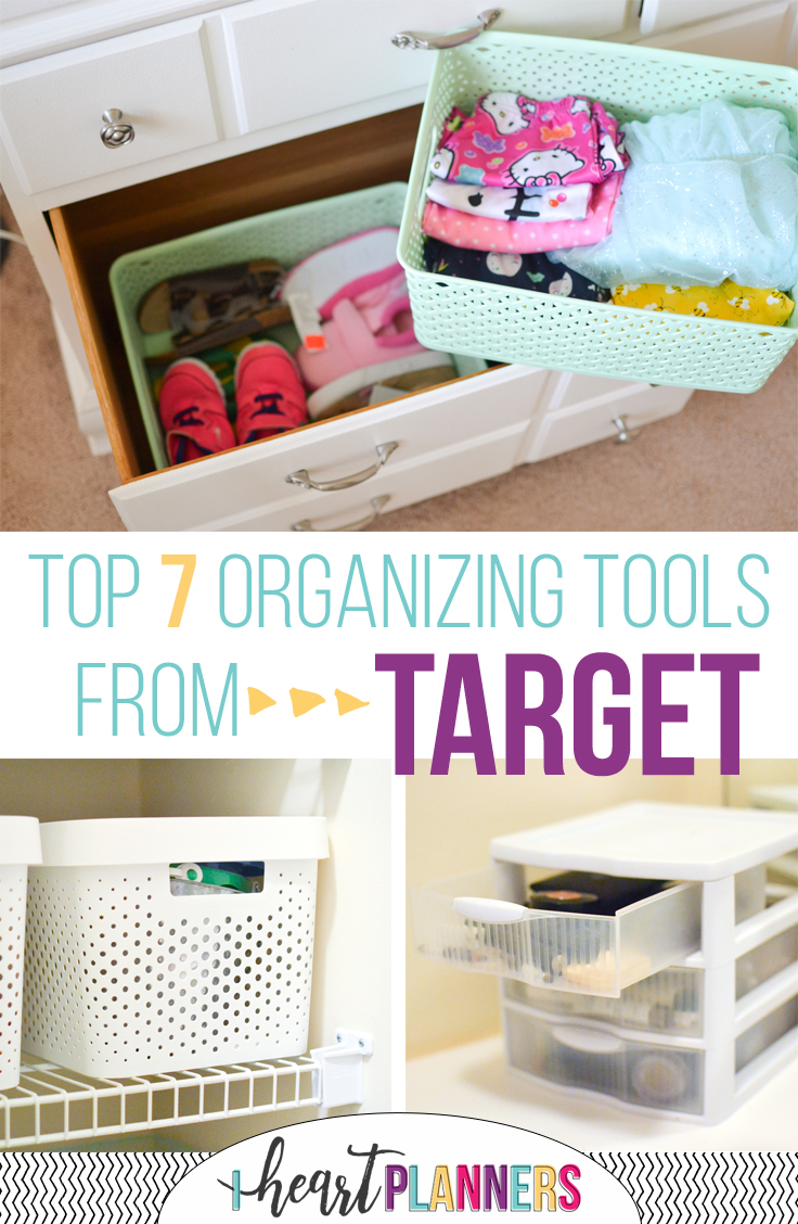 My top 7 Target Organizing Tools: bins, carts, drawers and more! - getorganizedhq.com