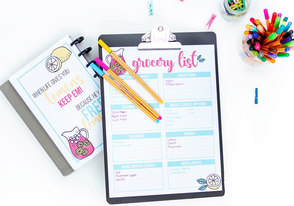 Using a grocery list template can save you precious time and the frustration of wandering the supermarket isles trying to check things off what your scribbled on the back of last week's receipt. 
