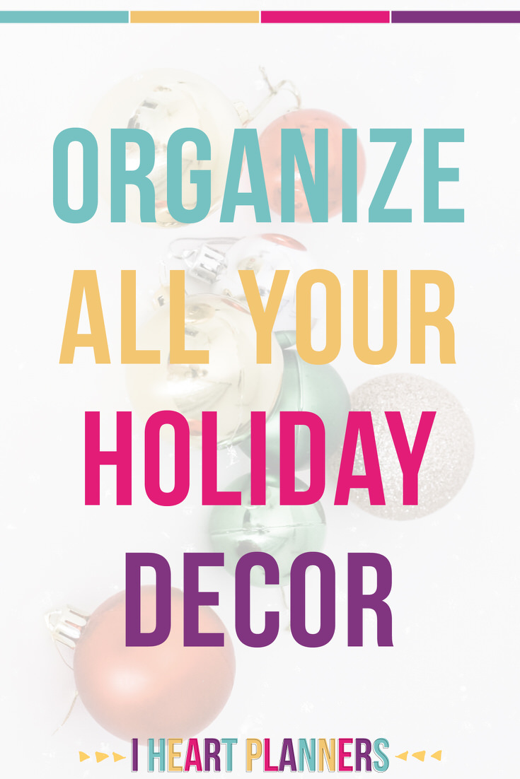 If you have a love hate relationship with your holiday decor - you love to see it and hate to organize it - these tips and tricks are just for you! 