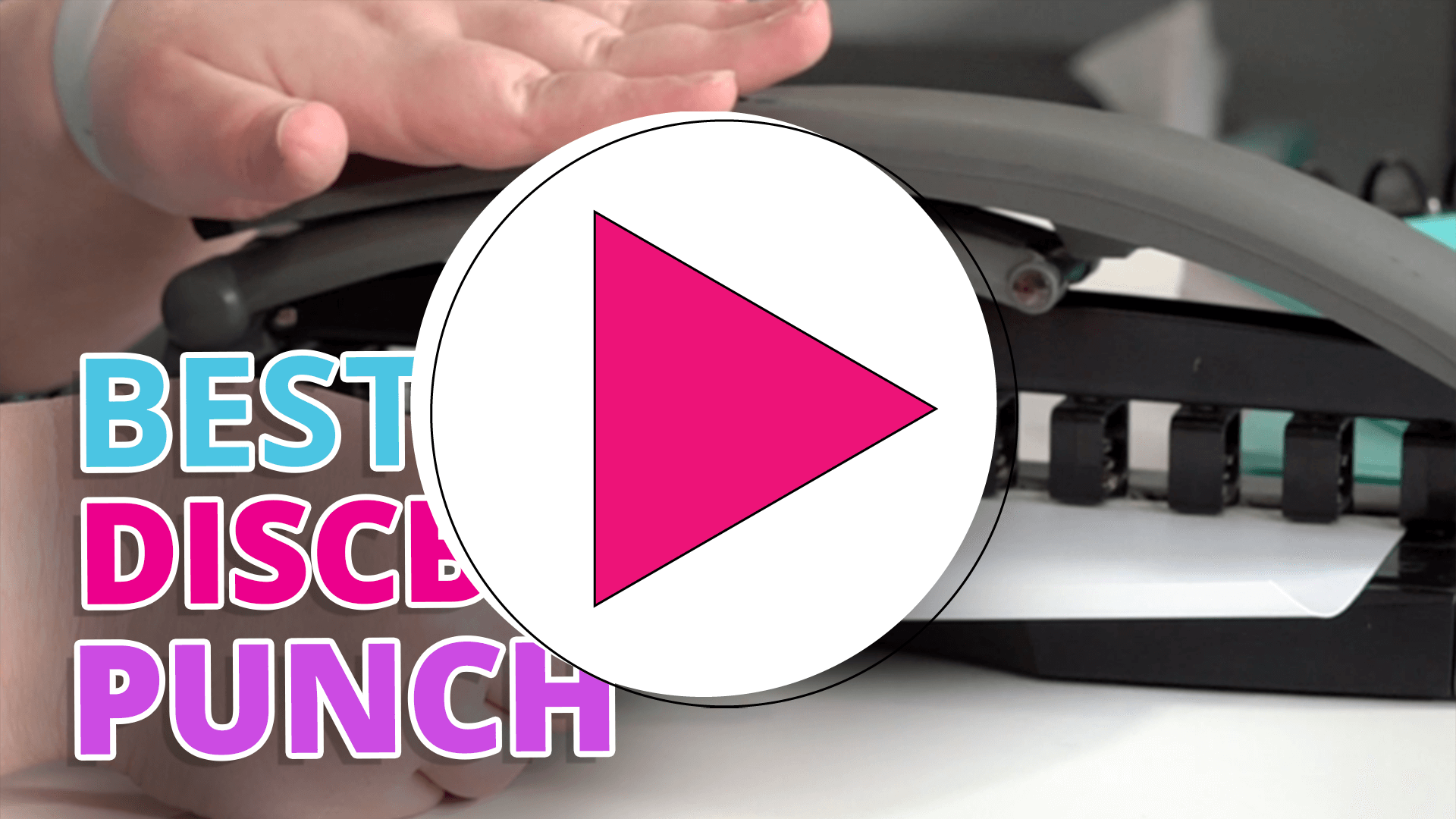 The Best Discbound Punch - Arc Punch Review - Get Organized HQ