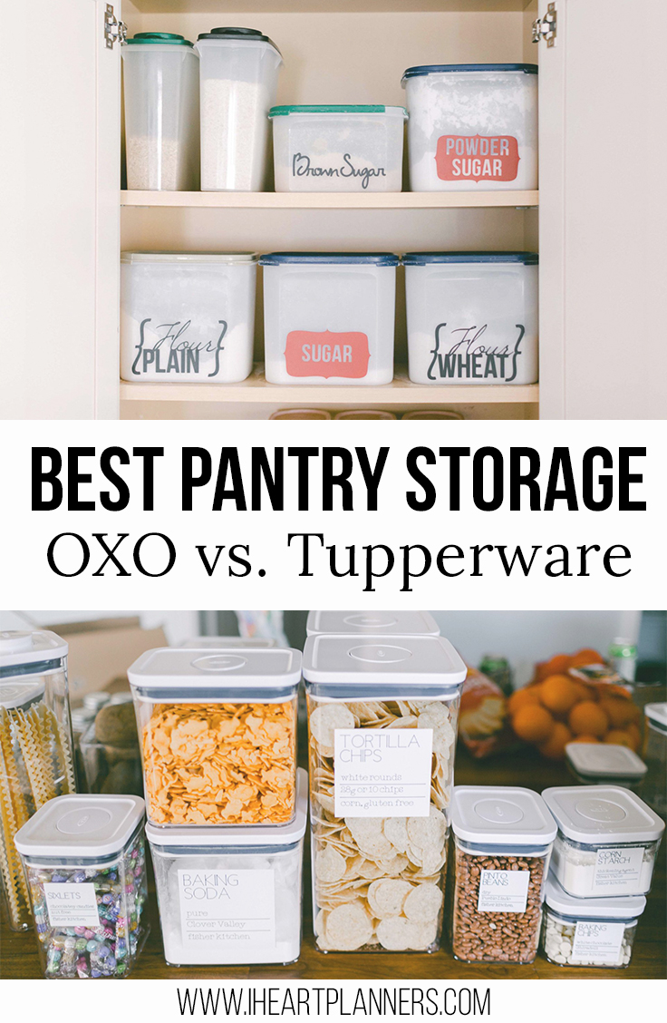 Best Pantry/Kitchen Storage Bins: OXO vs. Tupperware - Get